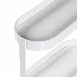 Wholesale 👏 6 Pack: Honey Can Do White 2-Tier Metal Bathroom Counter Organizer Shelf 🛒 -Honey Can Do Sales Store D598083S 4 1