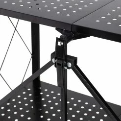 Outlet 🎉 Honey Can Do Black Collapsible 3-Tier Metal Shelf 🎁 -Honey Can Do Sales Store D598087S 5 1