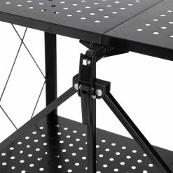 Buy ✨ 6 Pack: Honey Can Do Black Collapsible 3-Tier Metal Shelf ⌛ -Honey Can Do Sales Store D598087S 5