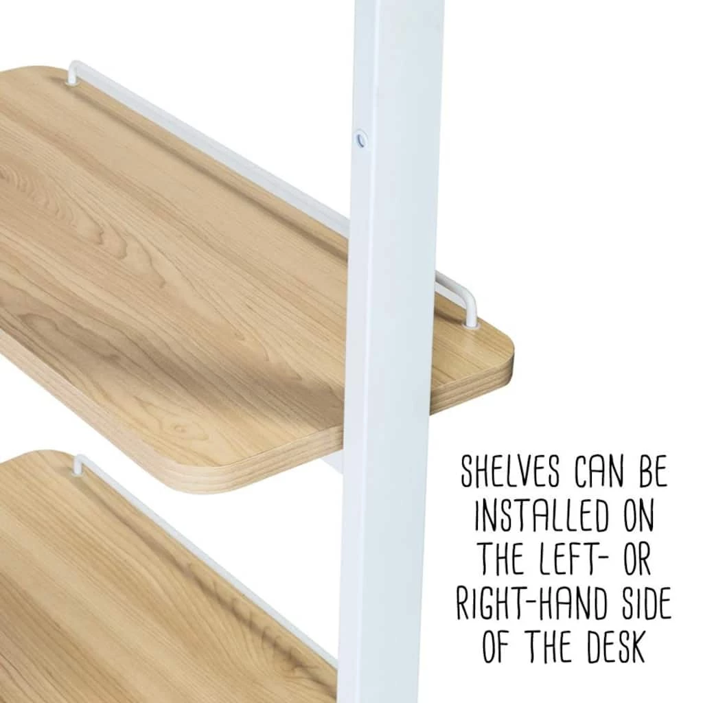 Best reviews of π 4 Pack: Honey Can Do White & Natural Home Office Computer Desk with Shelves π 5 Best reviews of π 4 Pack: Honey Can Do White & Natural Home Office Computer Desk with Shelves π - Image 3