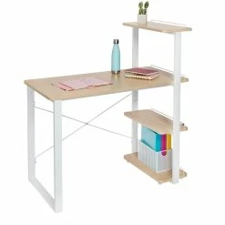 Wholesale 🛒 Honey Can Do Home Office Computer Desk with Shelves 💯 -Honey Can Do Sales Store D598090S 2