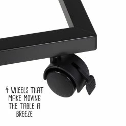 Cheap 👍 6 Pack: Honey Can Do Light Gray Side Table on Wheels ⭐ -Honey Can Do Sales Store D598091S 12