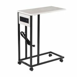 Best Pirce π Honey Can Do Light Gray Side Table on Wheels β