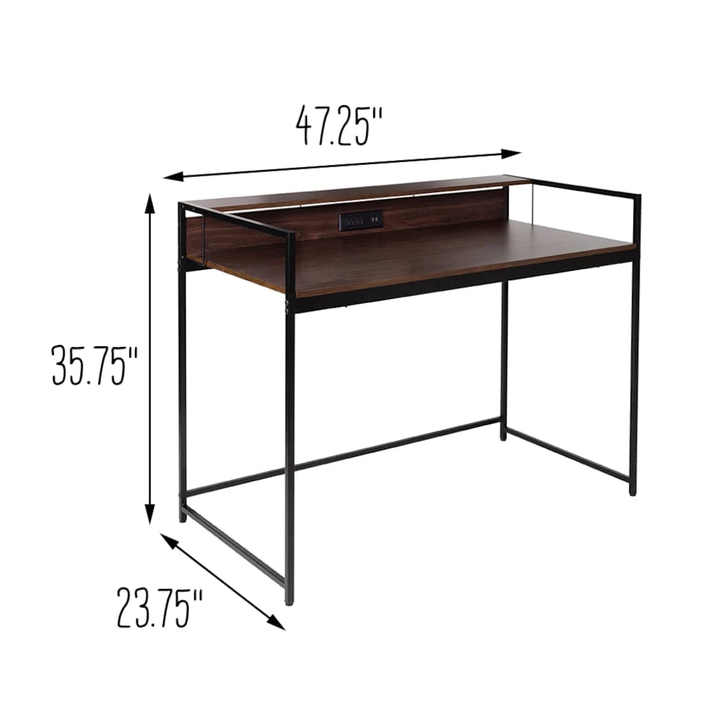 Coupon π Honey Can Do Walnut & Black Computer Desk π 10 Coupon π Honey Can Do Walnut & Black Computer Desk π - Image 9