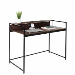 Coupon π Honey Can Do Walnut & Black Computer Desk π 15 Coupon π Honey Can Do Walnut & Black Computer Desk π -Honey Can Do Sales Store D598092S 2