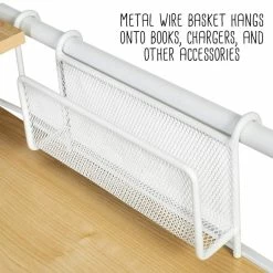 Wholesale ❤️ 4 Pack: Honey Can Do White & Natural Home Office Computer Desk 🎁 -Honey Can Do Sales Store D598093S 10 1