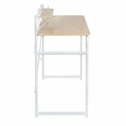 Wholesale ❤️ 4 Pack: Honey Can Do White & Natural Home Office Computer Desk 🎁 -Honey Can Do Sales Store D598093S 8 1