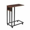 Outlet π― Honey Can Do Walnut Side Table on Wheels β€οΈ 1 Outlet π― Honey Can Do Walnut Side Table on Wheels β€οΈ -Honey Can Do Sales Store D598096S 3