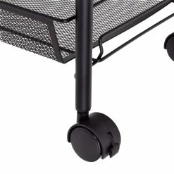 Deals 🧨 Honey Can Do Black 4-Tier Metal Rolling Cart with Trays 🥰 -Honey Can Do Sales Store D610963S 7