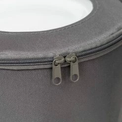 New 🎉 Honey Can Do Gray 8" Round Dinnerware Storage Box 👏 -Honey Can Do Sales Store D613895S 5