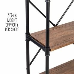 Best reviews of 😍 Honey Can Do 3-Tier Industrial Black Bookshelf 🎉 -Honey Can Do Sales Store D613899S 11