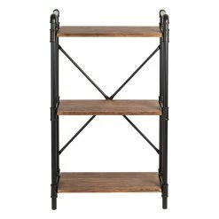 Best reviews of 😍 Honey Can Do 3-Tier Industrial Black Bookshelf 🎉 -Honey Can Do Sales Store D613899S 4