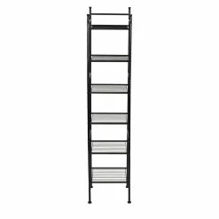 Coupon ✔️ Honey Can Do Black 6-Tier Space-Saving Shelving Tower 🔥 -Honey Can Do Sales Store D613901S 5