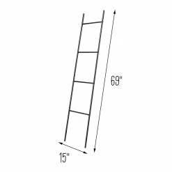 Cheap 🛒 Honey Can Do Black Ladder Rack ✨ -Honey Can Do Sales Store D613904S 6