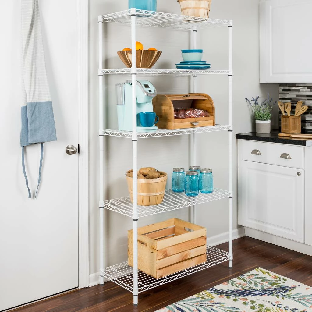 Top 10 π Honey Can Do White 5-Tier Heavy-Duty Adjustable Shelving Unit βοΈ 5 Top 10 π Honey Can Do White 5-Tier Heavy-Duty Adjustable Shelving Unit βοΈ - Image 3