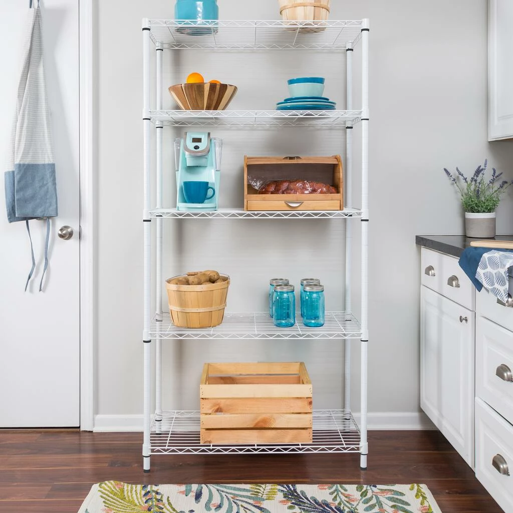 Top 10 π Honey Can Do White 5-Tier Heavy-Duty Adjustable Shelving Unit βοΈ 4 Top 10 π Honey Can Do White 5-Tier Heavy-Duty Adjustable Shelving Unit βοΈ - Image 2
