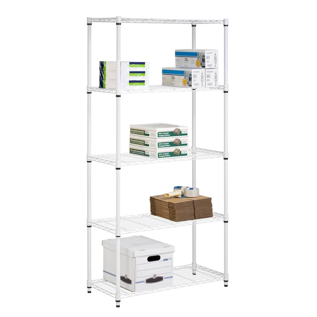 Top 10 π Honey Can Do White 5-Tier Heavy-Duty Adjustable Shelving Unit βοΈ 3 Top 10 π Honey Can Do White 5-Tier Heavy-Duty Adjustable Shelving Unit βοΈ