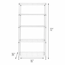 Top 10 π Honey Can Do White 5-Tier Heavy-Duty Adjustable Shelving Unit βοΈ 23 Top 10 π Honey Can Do White 5-Tier Heavy-Duty Adjustable Shelving Unit βοΈ -Honey Can Do Sales Store D613914S 9