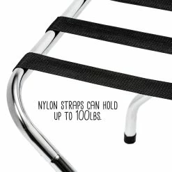 Outlet 🧨 Honey Can Do Chrome KD Luggage Rack 🛒 -Honey Can Do Sales Store D613915S 9