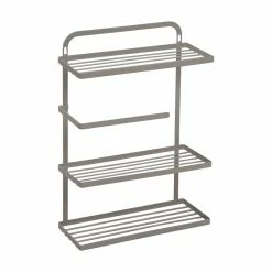Best Sale ❤️ Honey Can Do Gray Spice Rack & Paper Towel Holder 🎉 -Honey Can Do Sales Store D613916S 3