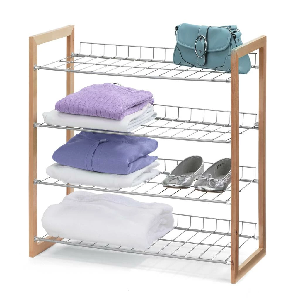 Outlet π Honey Can Do Wood & Metal Storage Shelf β€οΈ 4 Outlet π Honey Can Do Wood & Metal Storage Shelf β€οΈ - Image 2