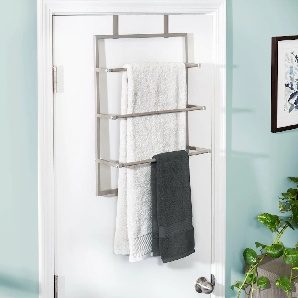 Outlet π₯ Honey Can Do Over-The-Door 3-Tier Towel Rack π₯ 4 Outlet π₯ Honey Can Do Over-The-Door 3-Tier Towel Rack π₯ - Image 2