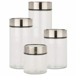 Brand new π Honey Can Do Kitchen Glass Jar Set with Fresh Date Dials, 4ct. π 10 Brand new π Honey Can Do Kitchen Glass Jar Set with Fresh Date Dials, 4ct. π -Honey Can Do Sales Store D613925S 3