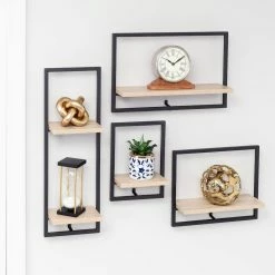 Cheapest 🔥 Honey Can Do 11" Vertical Floating Wall Shelf 🤩 -Honey Can Do Sales Store D613927S 2