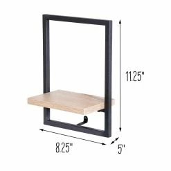 Cheapest 🔥 Honey Can Do 11" Vertical Floating Wall Shelf 🤩 -Honey Can Do Sales Store D613927S 5