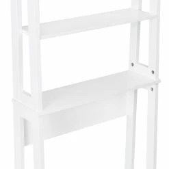 Best Pirce ✨ Honey Can Do White Over-The-Toilet Bathroom Space Saver 🥰 -Honey Can Do Sales Store D613929S 5