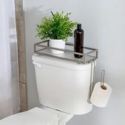 Hot Sale 💯 Honey Can Do Over-The-Toilet Toilet Paper & Storage Tray 🤩 -Honey Can Do Sales Store D613939S 1