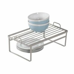 Cheap π Honey Can Do Gray Stackable Cabinet Shelf Helpers Set π€© 12 Cheap π Honey Can Do Gray Stackable Cabinet Shelf Helpers Set π€© -Honey Can Do Sales Store D613942S 3