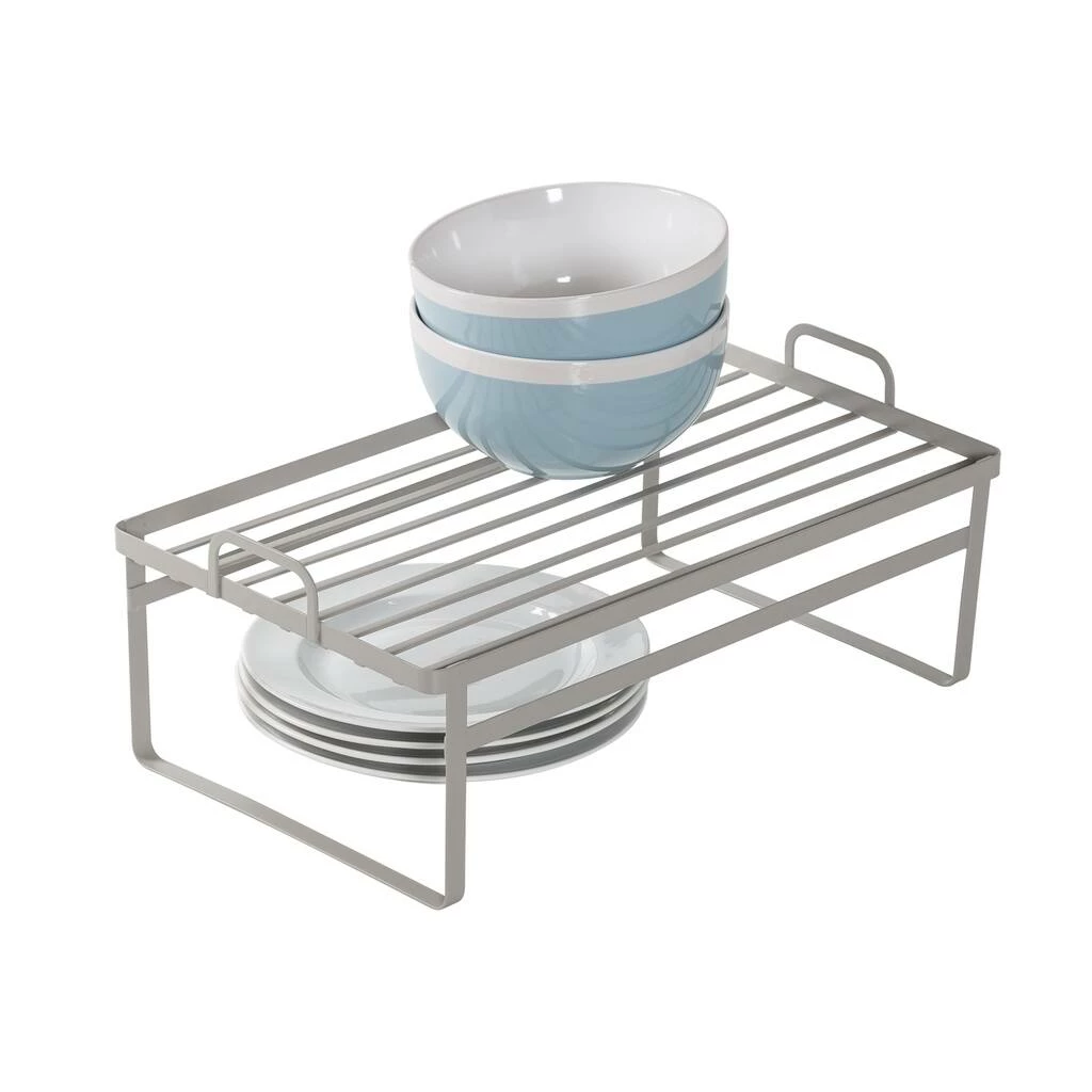 Cheap π Honey Can Do Gray Stackable Cabinet Shelf Helpers Set π€© 7 Cheap π Honey Can Do Gray Stackable Cabinet Shelf Helpers Set π€© - Image 5
