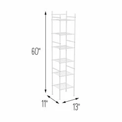 Best deal π Honey Can Do White 6-Tier Bathroom Storage Shelving Unit βοΈ 22 Best deal π Honey Can Do White 6-Tier Bathroom Storage Shelving Unit βοΈ -Honey Can Do Sales Store D613943S 10