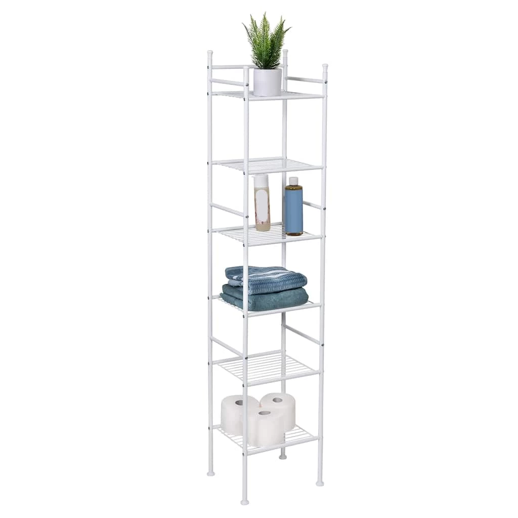 Best deal π Honey Can Do White 6-Tier Bathroom Storage Shelving Unit βοΈ 14 Best deal π Honey Can Do White 6-Tier Bathroom Storage Shelving Unit βοΈ - Image 12