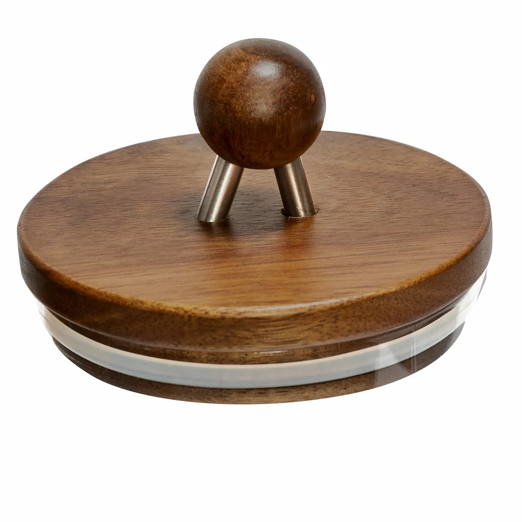 Discount β Honey Can Do Acacia Top Glass Kitchen Canister Set, 3ct. π 6 Discount β Honey Can Do Acacia Top Glass Kitchen Canister Set, 3ct. π - Image 4