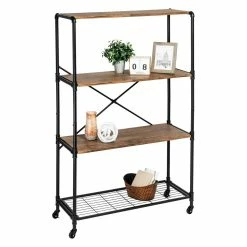 Hot Sale π Honey Can Do 4-Tier Industrial Rolling Bookshelf π€© 17 Hot Sale π Honey Can Do 4-Tier Industrial Rolling Bookshelf π€© -Honey Can Do Sales Store D613946S 3