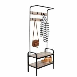 Discount ❤️ Honey Can Do Willow Gray Entryway Bench ✔️ -Honey Can Do Sales Store D613947S 2