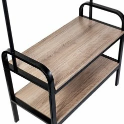 Discount ❤️ Honey Can Do Willow Gray Entryway Bench ✔️ -Honey Can Do Sales Store D613947S 5