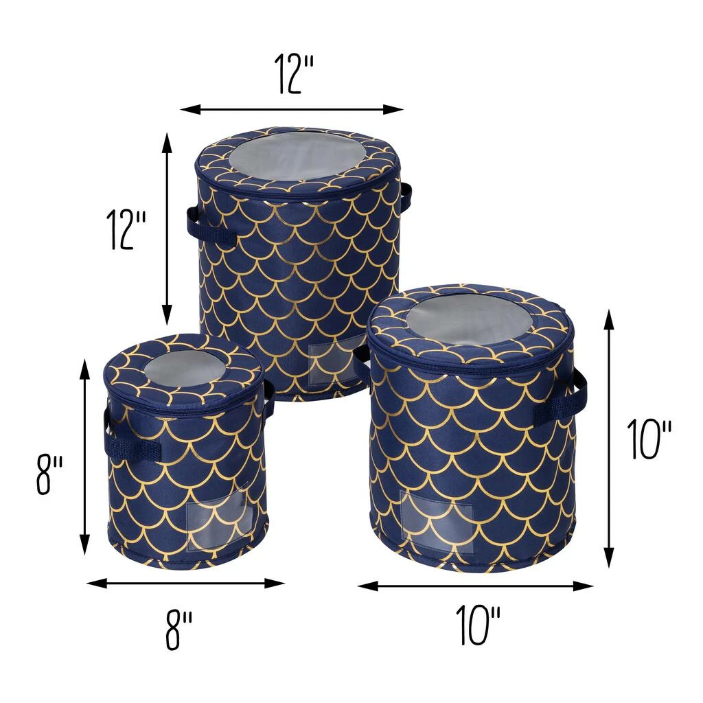 Best Sale π Honey Can Do Golden Scallop Round Dinnerware Storage Box Set β¨ 14 Best Sale π Honey Can Do Golden Scallop Round Dinnerware Storage Box Set β¨ - Image 12