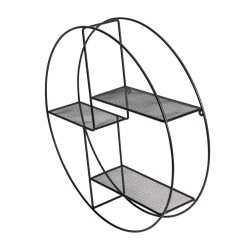 Outlet ❤️ Honey Can Do 3-Tier Steel Circle Wall Shelf ⌛ -Honey Can Do Sales Store D613952S 5