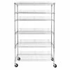 Flash Sale ✨ Honey Can Do Chrome 6-Tier Heavy-Duty Adjustable Shelving Unit 🛒 -Honey Can Do Sales Store D613953S 5