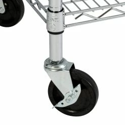 Flash Sale ✨ Honey Can Do Chrome 6-Tier Heavy-Duty Adjustable Shelving Unit 🛒 -Honey Can Do Sales Store D613953S 6