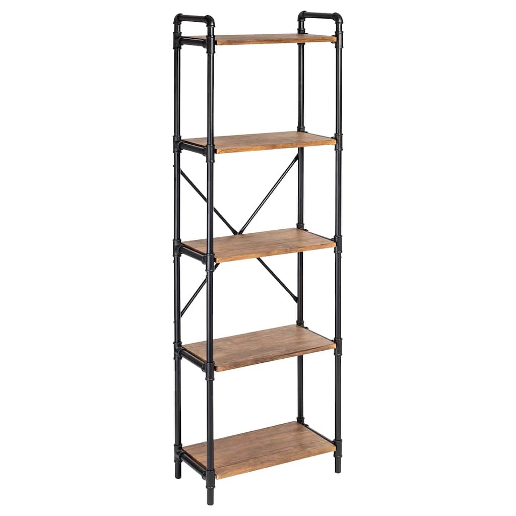 Deals π Honey Can Do Black 5-Tier Industrial Bookshelf π 3 Deals π Honey Can Do Black 5-Tier Industrial Bookshelf π