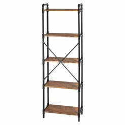 Deals π Honey Can Do Black 5-Tier Industrial Bookshelf π 16 Deals π Honey Can Do Black 5-Tier Industrial Bookshelf π -Honey Can Do Sales Store D613954S 4