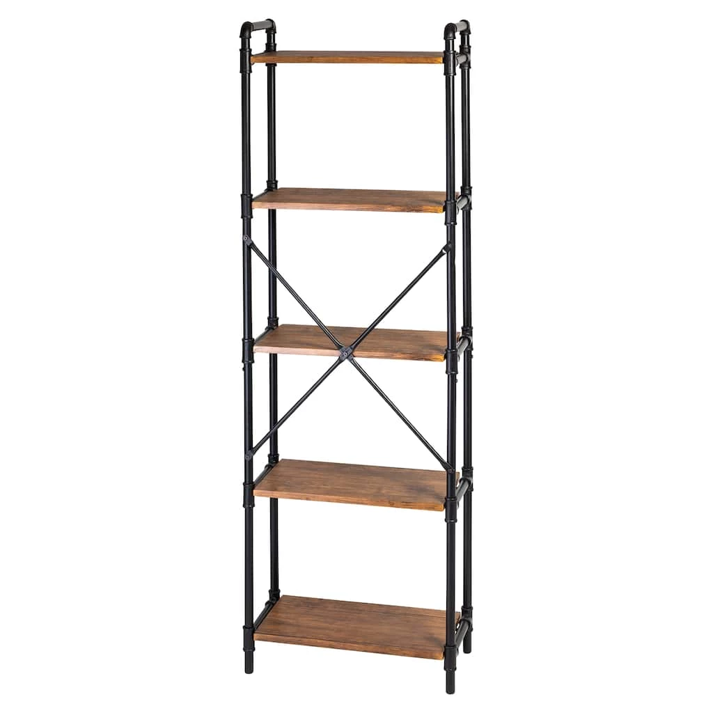 Deals π Honey Can Do Black 5-Tier Industrial Bookshelf π 6 Deals π Honey Can Do Black 5-Tier Industrial Bookshelf π - Image 4