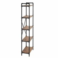 Deals π Honey Can Do Black 5-Tier Industrial Bookshelf π 17 Deals π Honey Can Do Black 5-Tier Industrial Bookshelf π -Honey Can Do Sales Store D613954S 5