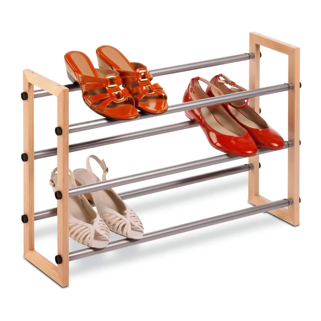 Best deal 𧨠Honey Can Do 3-Tier Wood & Metal π Shoe Rack π 4 Best deal 𧨠Honey Can Do 3-Tier Wood & Metal π Shoe Rack π - Image 2