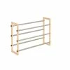 Best deal 🧨 Honey Can Do 3-Tier Wood & Metal 👟 Shoe Rack 😍 -Honey Can Do Sales Store D613955S 2