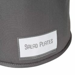 Cheapest 🧨 Honey Can Do 10" Gray Round Dinnerware Storage Box ✔️ -Honey Can Do Sales Store D613956S 4